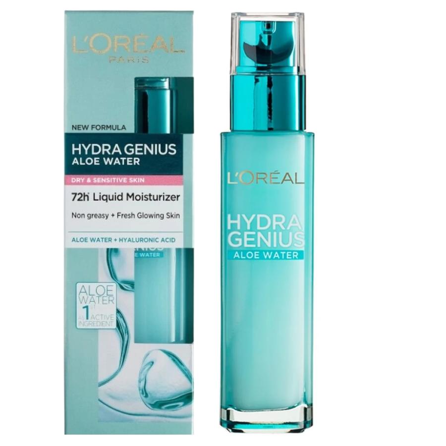 L'Oreal Paris Hydra Genius fluid za lice za suvu i osetljivu kožu