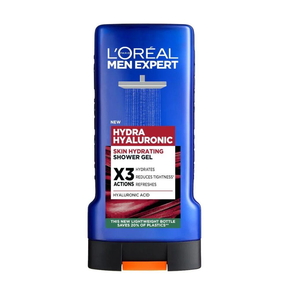 L'Oréal Paris Men Expert Hydra Hyaluronic gel za tuširanje – 3 u 1, 300ml