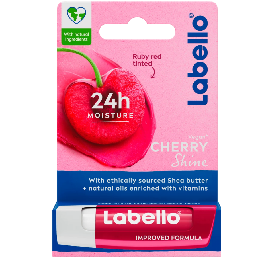 Labello Cherry Shine stik za usne 4,8ml