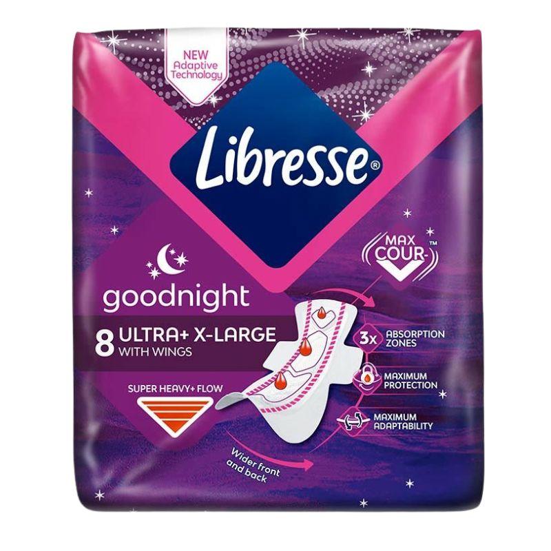 Libresse Goodnight Ultra X-Large+ – higijenski ulošci (8 komada)