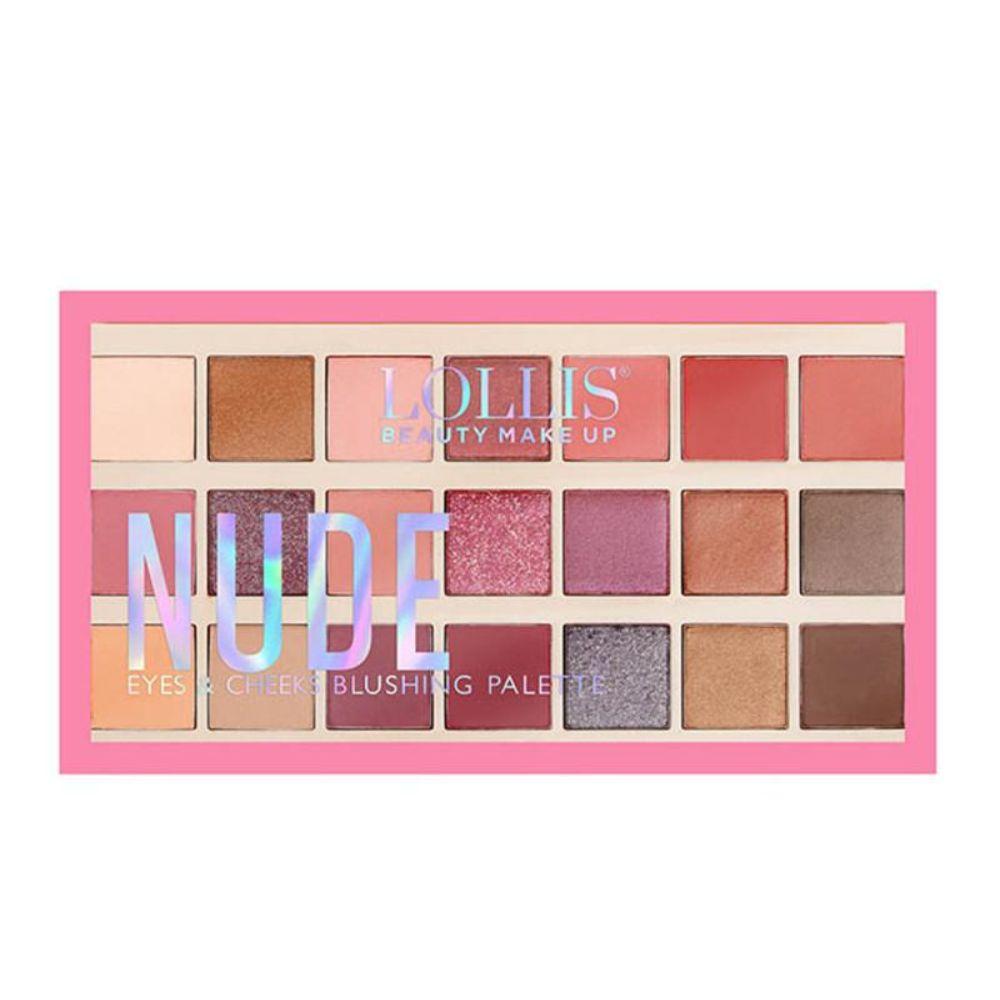 Lollis Nude Eyes & Cheeks Blushing Palette 35 g