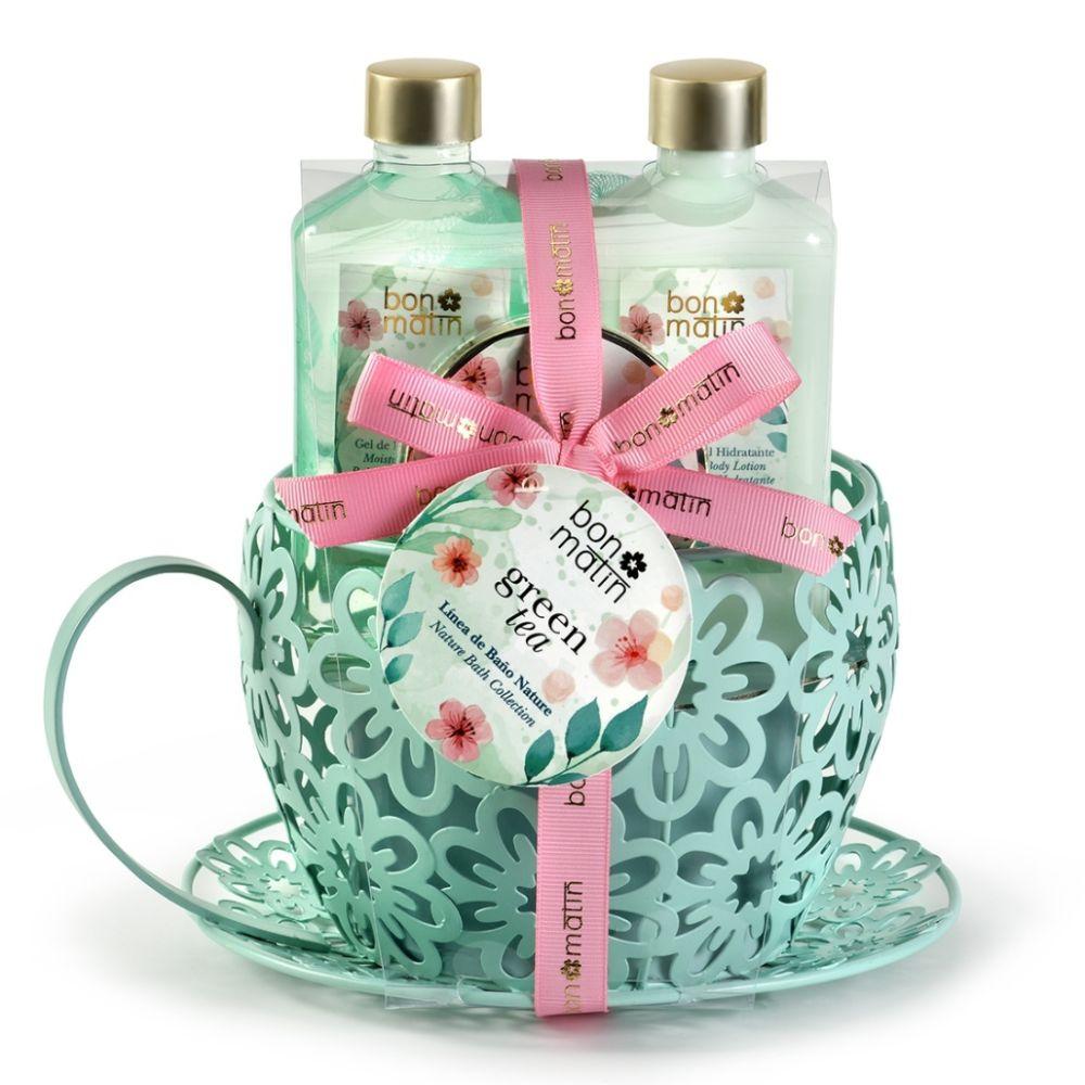 Lorenay poklon set gel za tuširanje losion piling šolja