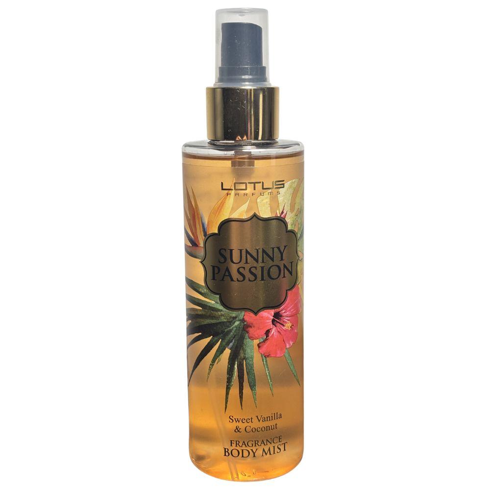 Lotus Parfums Sunny Passion Body Mist Vanilla & Coconut 250ml