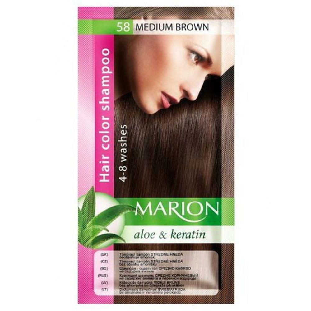 Marion šampon za bojenje kose 58 - medium brown 40ml