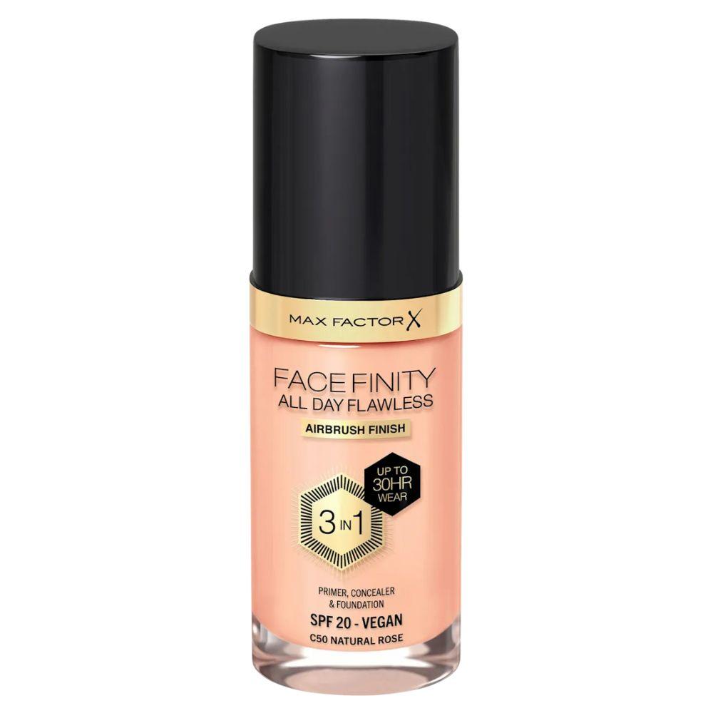 Max Factor Facefinity All Day Flawless 3-u-1 tečni puder C50 Natural Rose