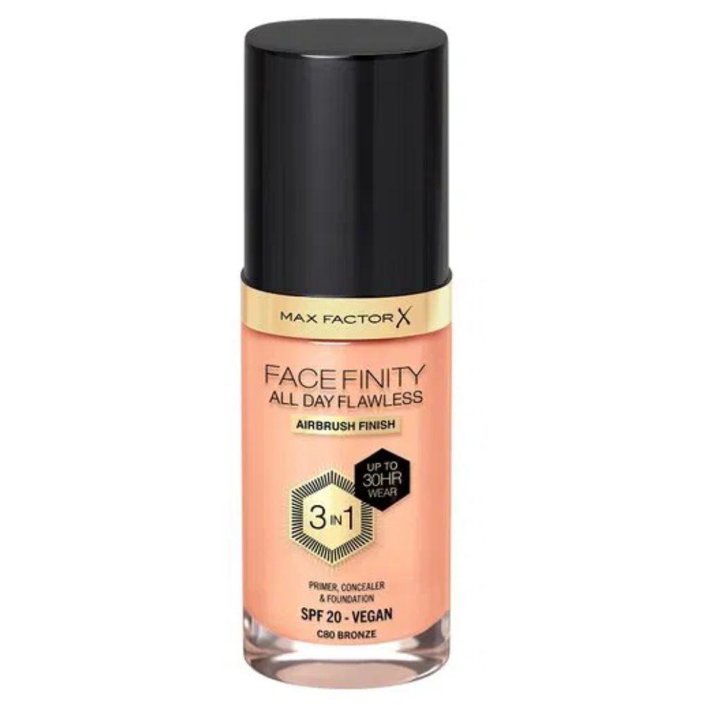 Max Factor Facefinity All Day Flawless 3-u-1 tečni puder C80 Bronzer