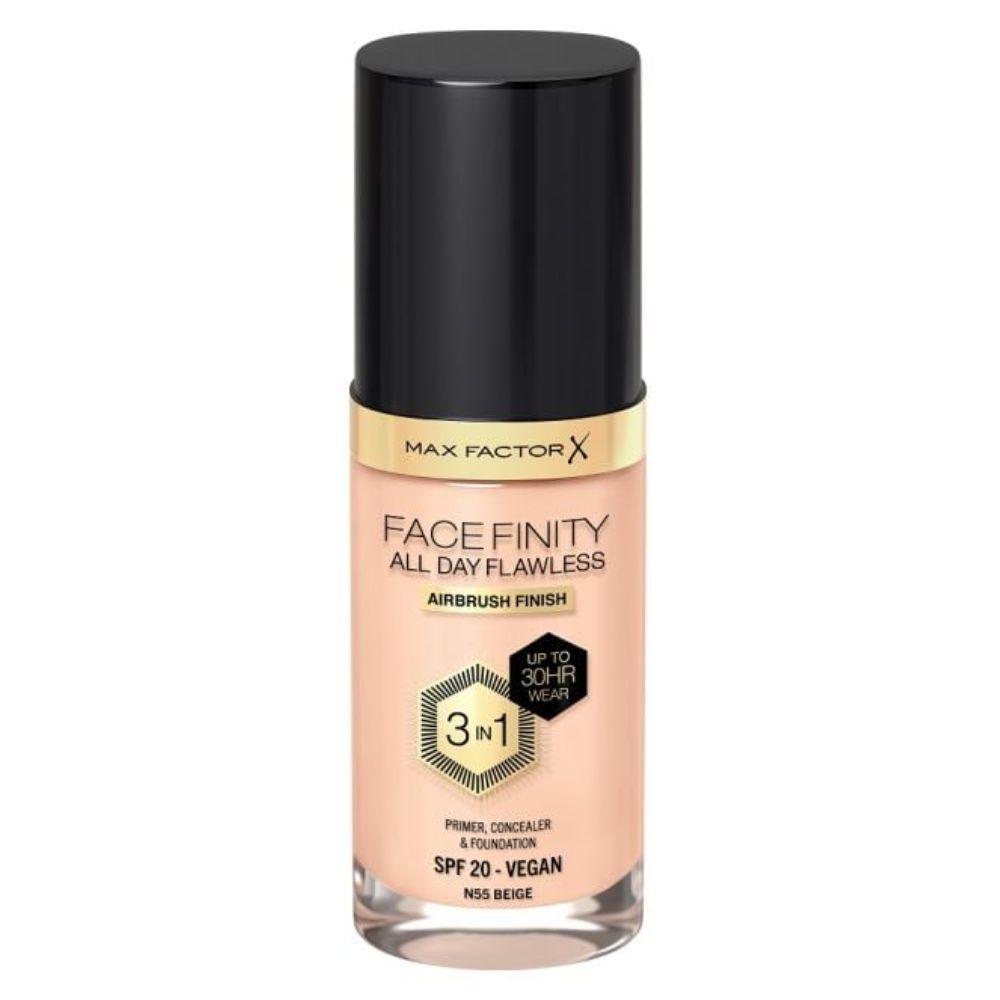 Max Factor Facefinity All Day Flawless 3-u-1 tečni puder N55 Beige