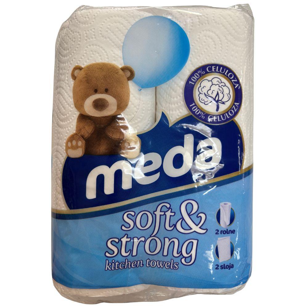 Meda Kuhinjski Ubrus Soft & Strong – Dvoslojni, 2/1