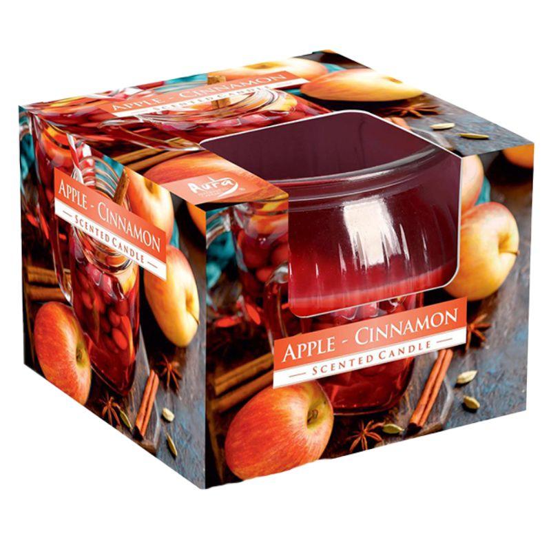 Mirisna Sveća u Čaši Aura Candles - Apple & Cinnamon - 80g