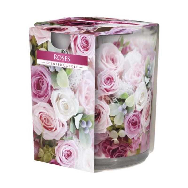 Mirisna Sveća u Čaši - Aura Candles - Roses - 100g