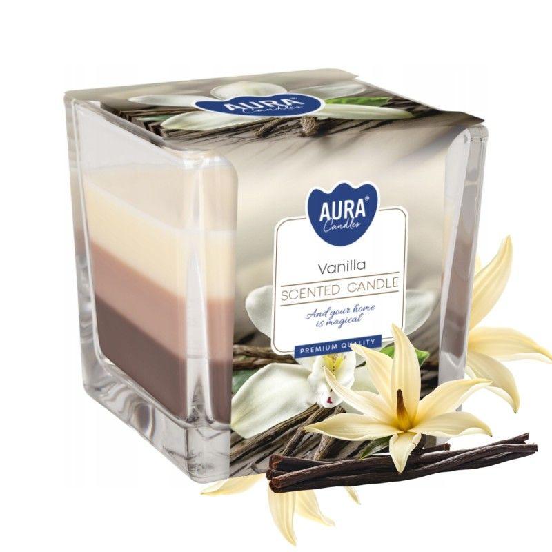 Mirisna Sveća u Čaši Aura Candles - Vanila - 170g