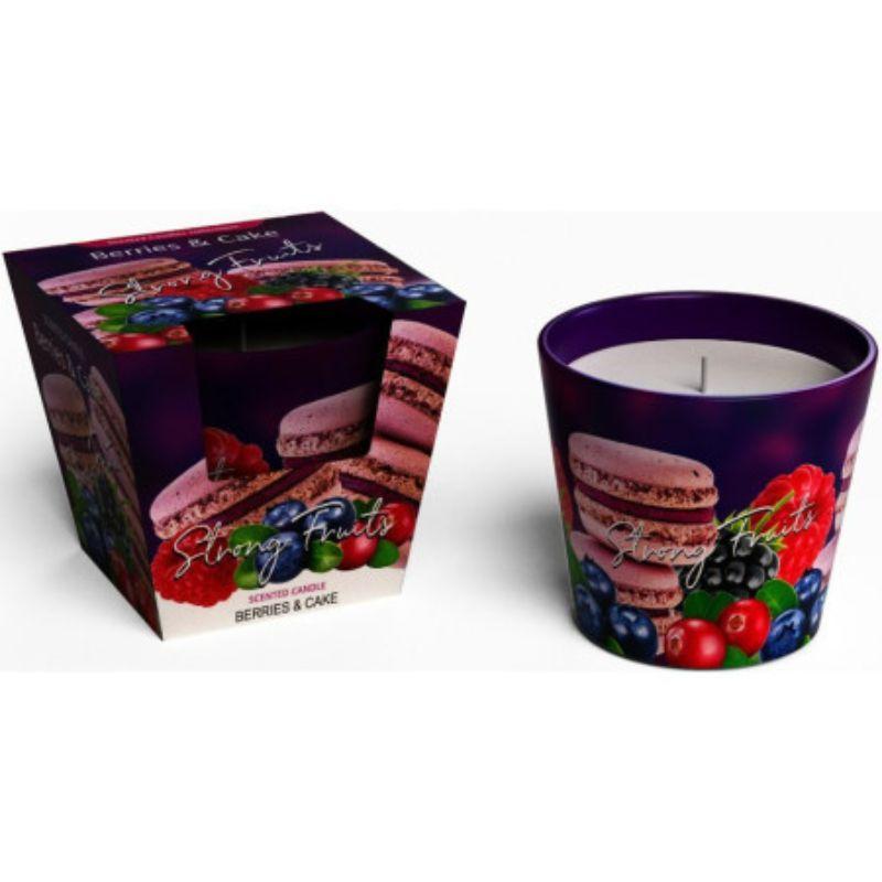 Mirisna Sveća u Čaši Santo Candles - Berries & Cake - 115g