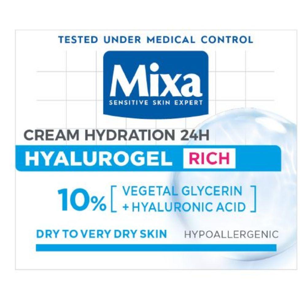 Mixa Hyalurogel Rich krema za lice - 50 ml