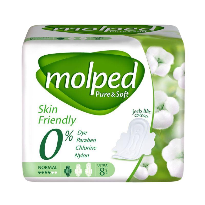 Molped Pure & Soft Normal – higijenski ulošci od organskog pamuka (8 komada)