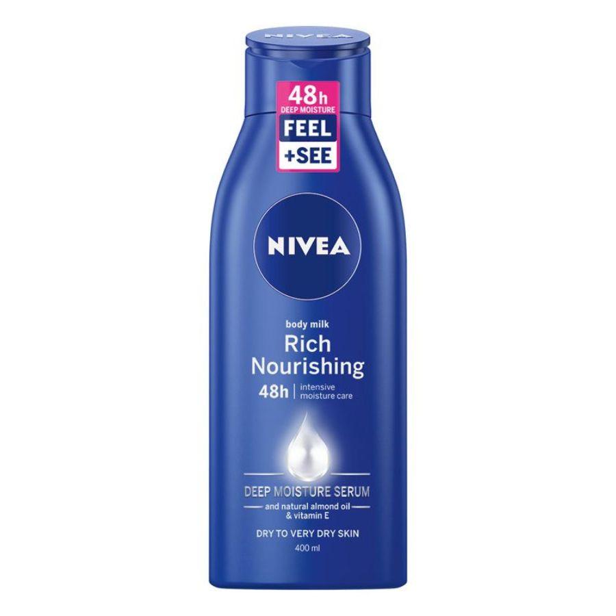 NIVEA hranljivo mleko za negu tela 400ml