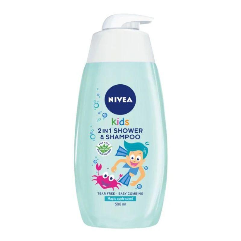 NIVEA Kids 3u1 gel za tuširanje, šampon i regenerator za dečake – 500ml