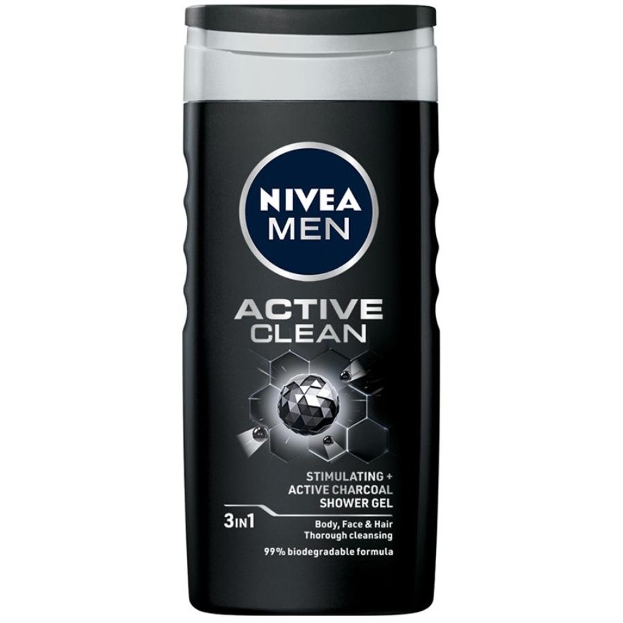 NIVEA MEN Active Clean gel za tuširanje za muškarce 250ml