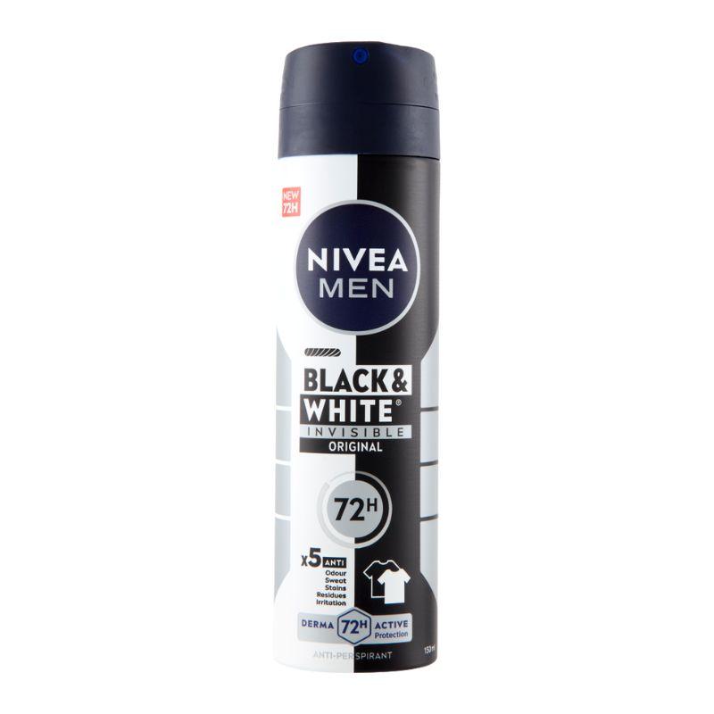 NIVEA MEN Black & White Original – Dezodorans u spreju - 150 ml