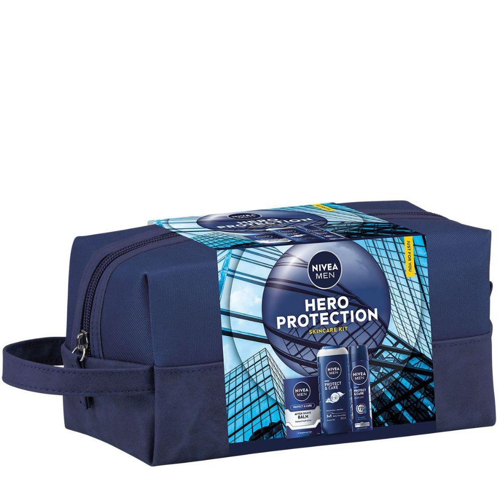 NIVEA MEN Hero Protection neseser poklon set