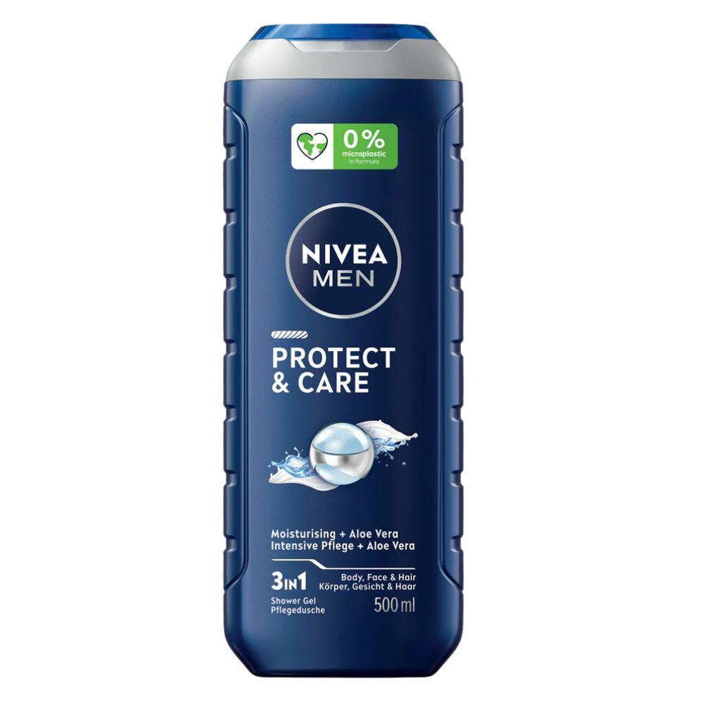 NIVEA MEN Protect & Care gel za tuširanje za muškarce  500 ml         