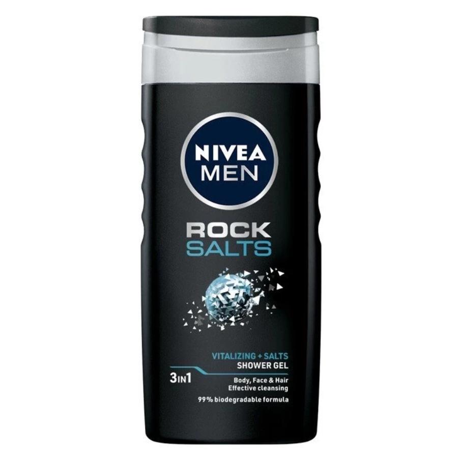 NIVEA MEN Rock Salt gel za tuširanje, 250 ml