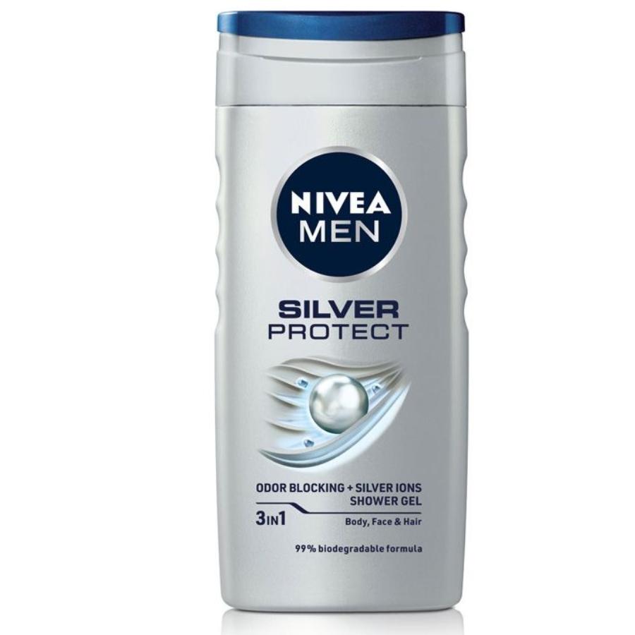 NIVEA MEN Silver Protect gel za tuširanje za muškarce 250ml