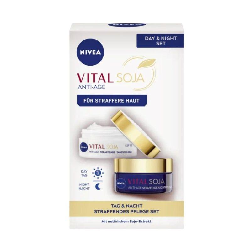 NIVEA VITAL SOJA anti-age set (dnevna 50 ml + noćna 50 ml) krema za lice