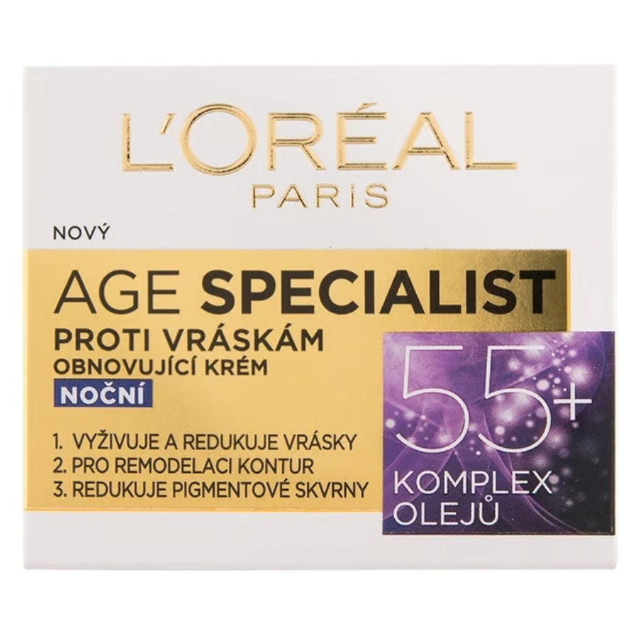 Noćna krema Age Specialist 55+ 50ml LOreal Paris