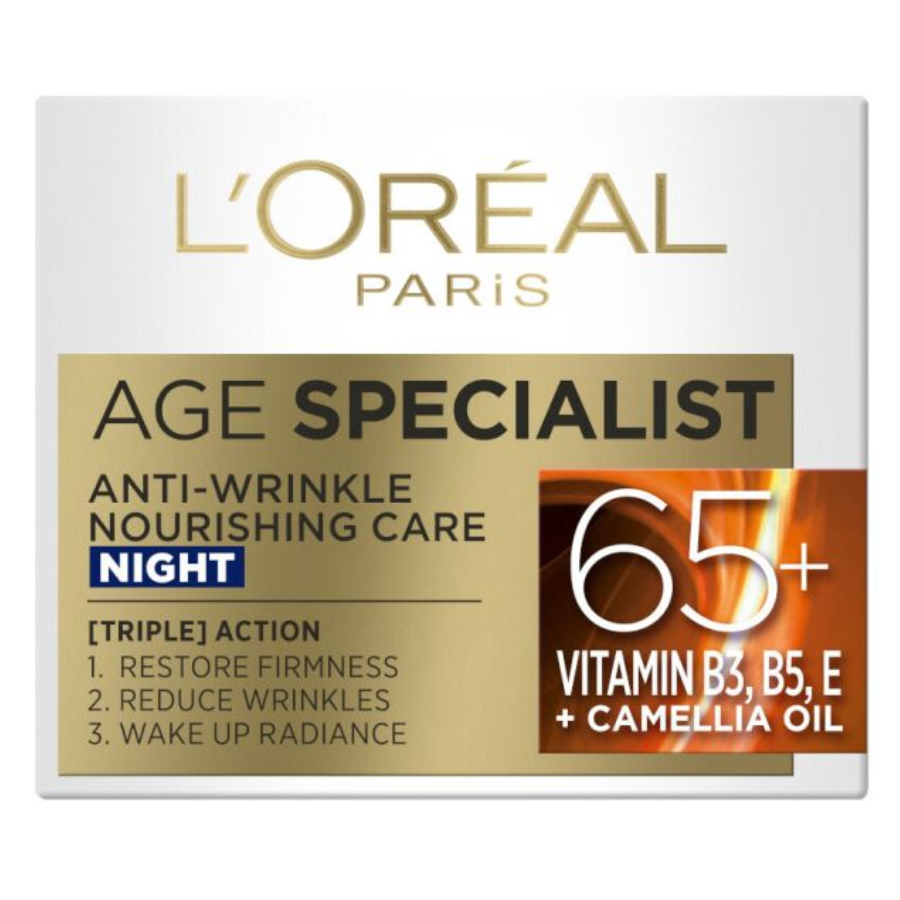 Noćna krema Age Specialist 65+ 50ml LOreal Paris