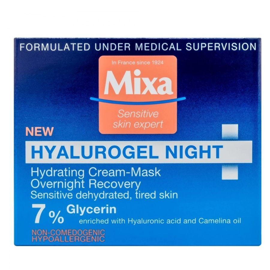 Noćna krema za lice Hyalurogel 50ml Mixa