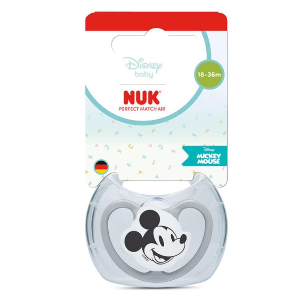 NUK Perfect Match Air silikonska duda varalica 18-36 meseci Mickey Mouse