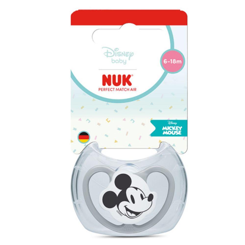 NUK Perfect Match Air silikonska duda varalica Mickey Mouse 6-18 meseci