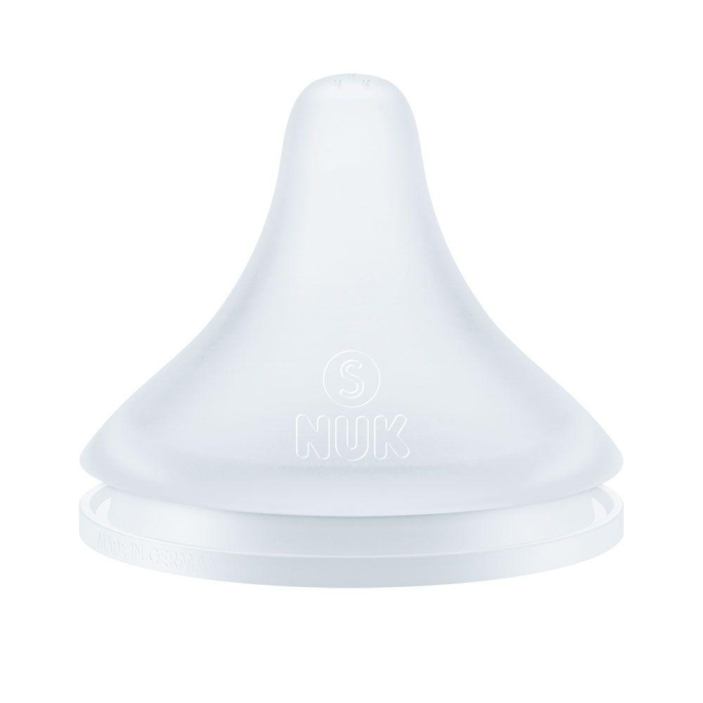 NUK Perfect Match cucla silikon, otvor S, 0+ meseci – 2 kom