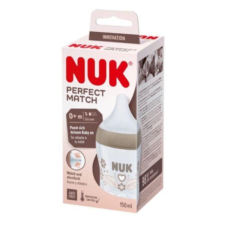 NUK Perfect Match plastična flašica 150 ml S (0+ meseci)