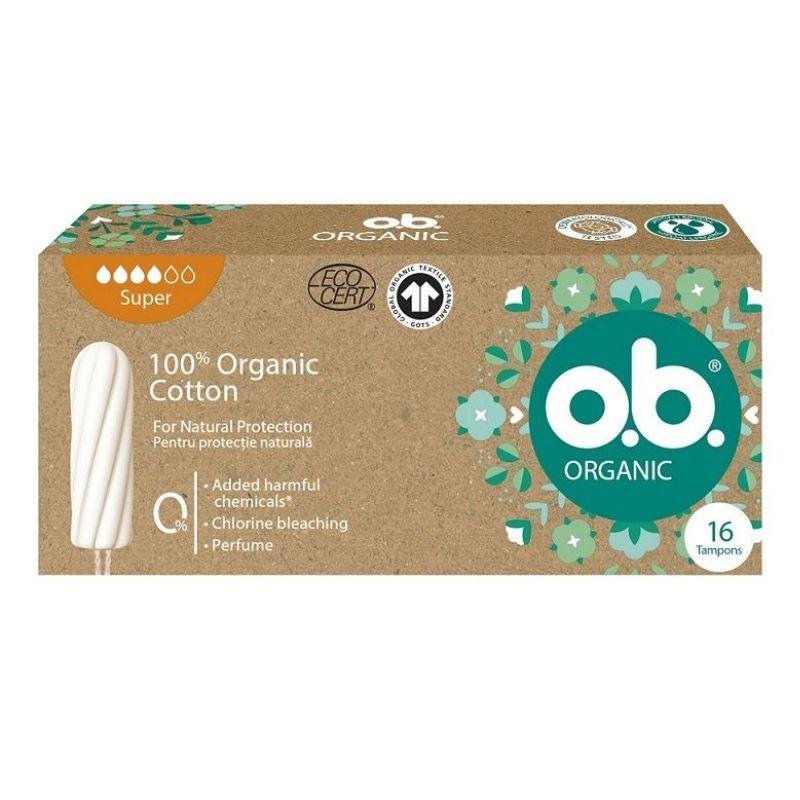 o.b. Organic 100% Organic Cotton – tamponi Normal (16 komada)