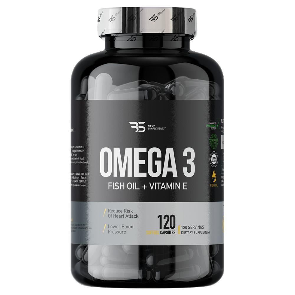 Omega 3 PRO 120 softgel kapsula riblje ulje EPA DHA Basic Supplements