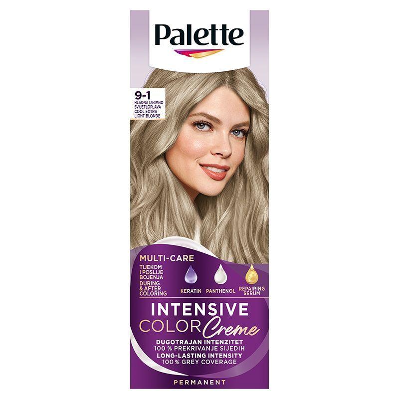 Palette Intensive Color Creme boja za kosu 9-1 Extra Light Blonde Cendre