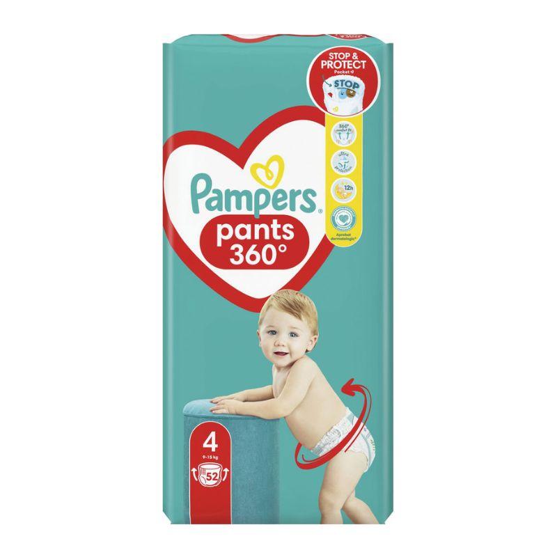 Pampers Jumbo Pack Maxi Pants veličina 4 pelene-gaćice za bebe (9-14 kg, 52 komada)