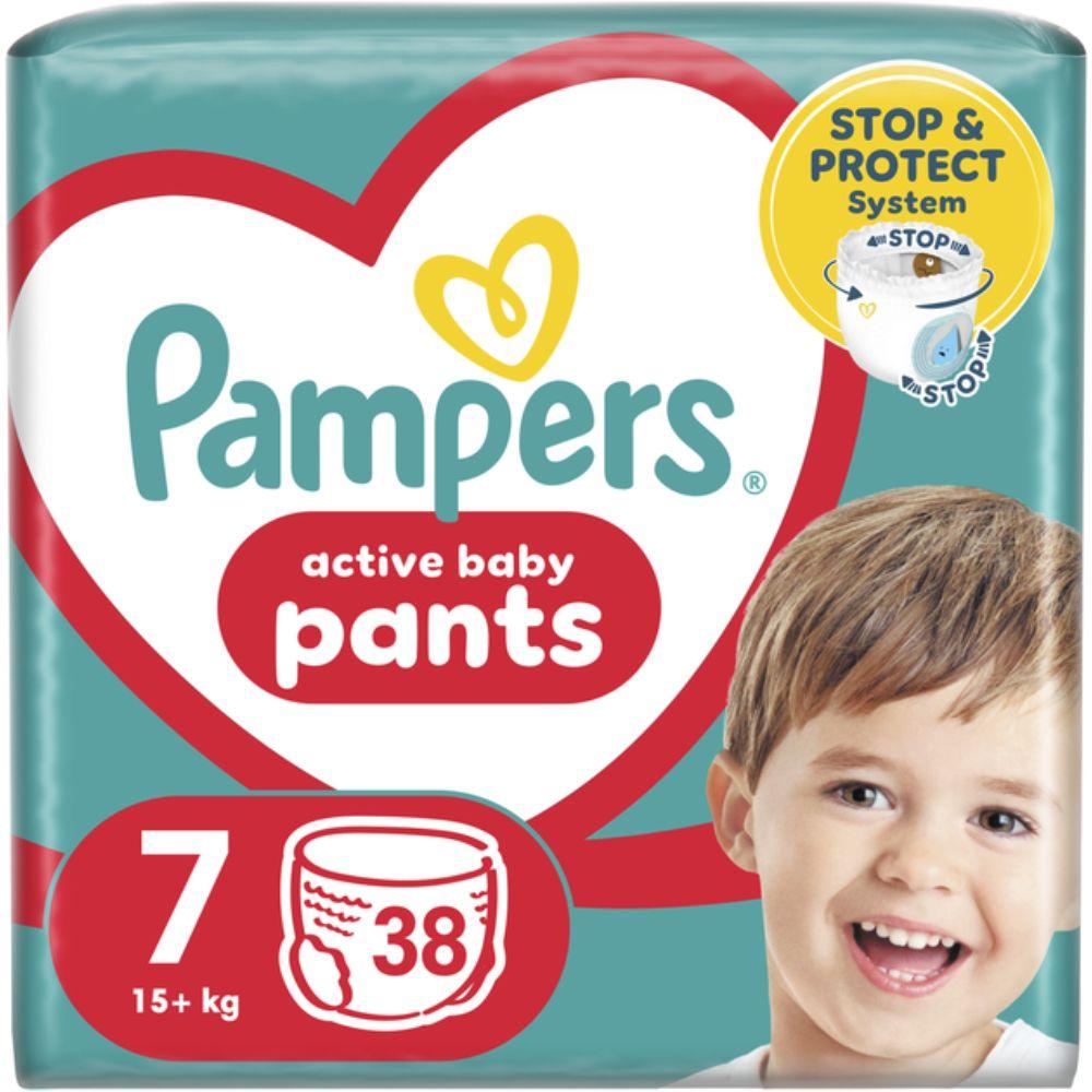 Pampers Pants JP pelene gaćice veličina 7 (15+ kg) – 38 kom