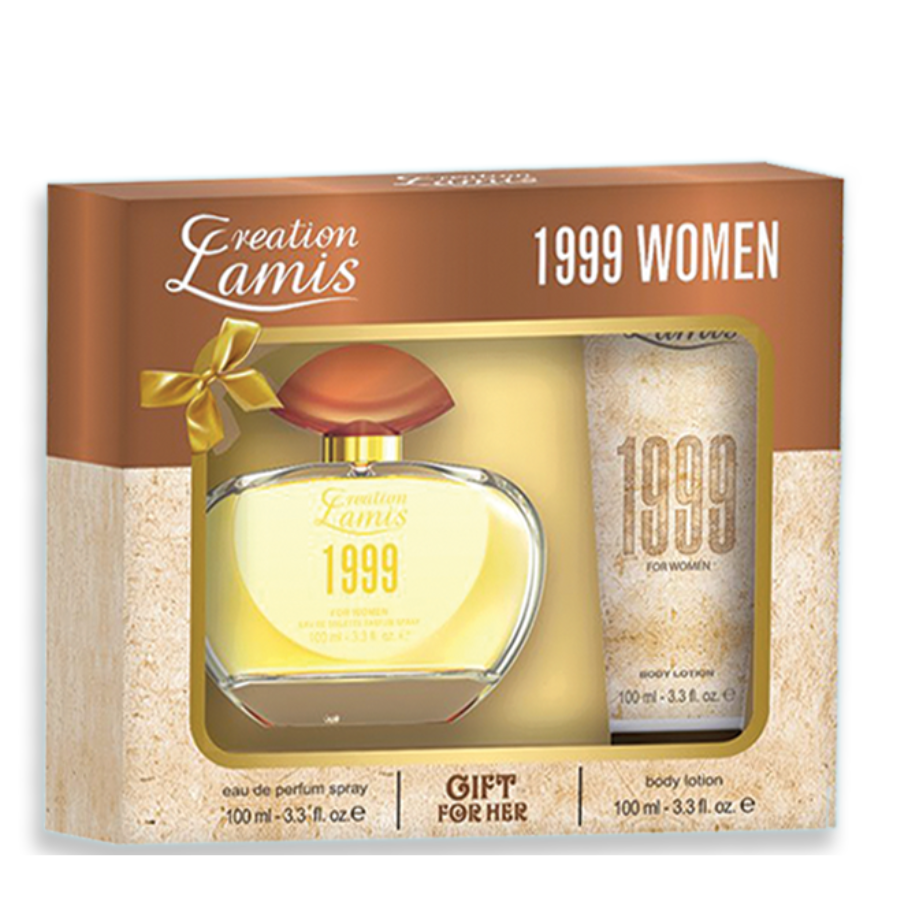 Parfemski  set 1999 Women 2/1 set(Losion za telo 500ml 100ml - EDP 100ml) Creation Lamis