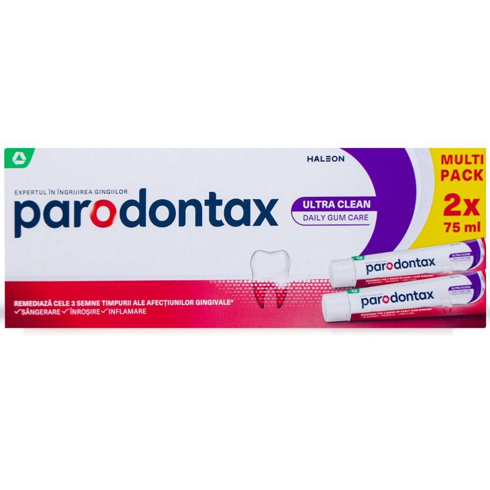 Parodontax Ultra Clean pasta za zube duopack 2 x 75ml