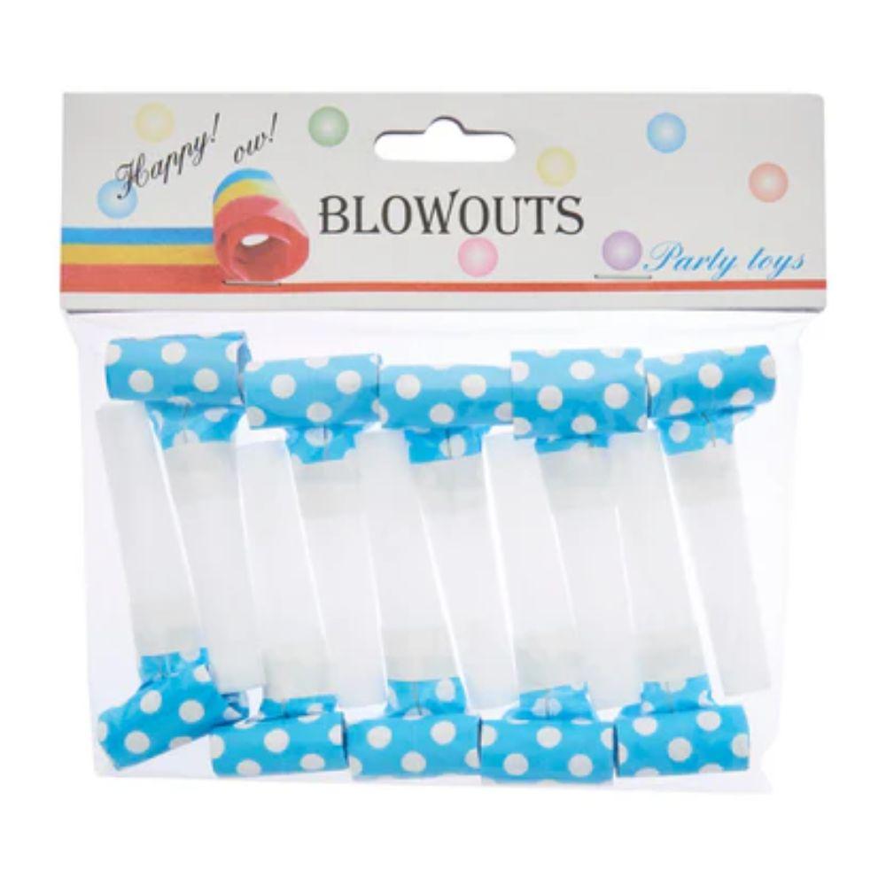 Party Blowouts Polka Dot rođendanske trubice 10/1