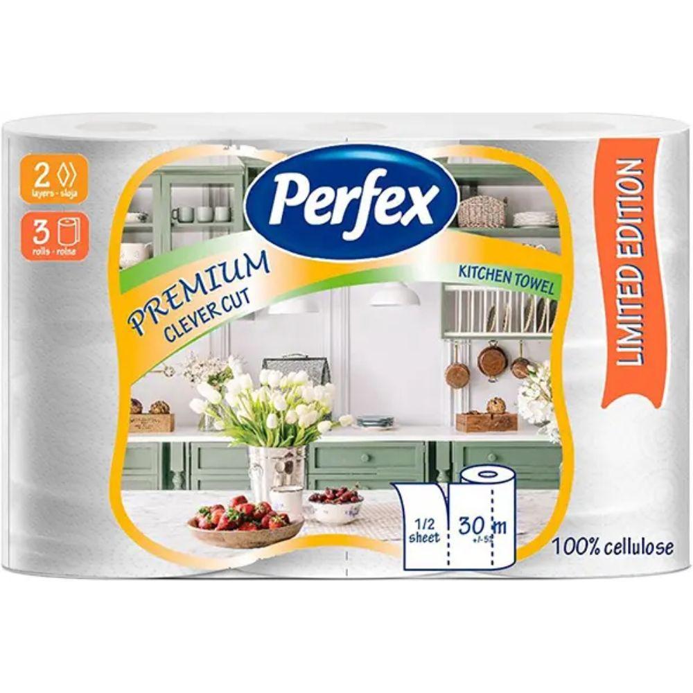 Perfex Premium Clever Cut Kuhinjski Ubrus 3/1 2 Sloja 100% Celuloza 30m