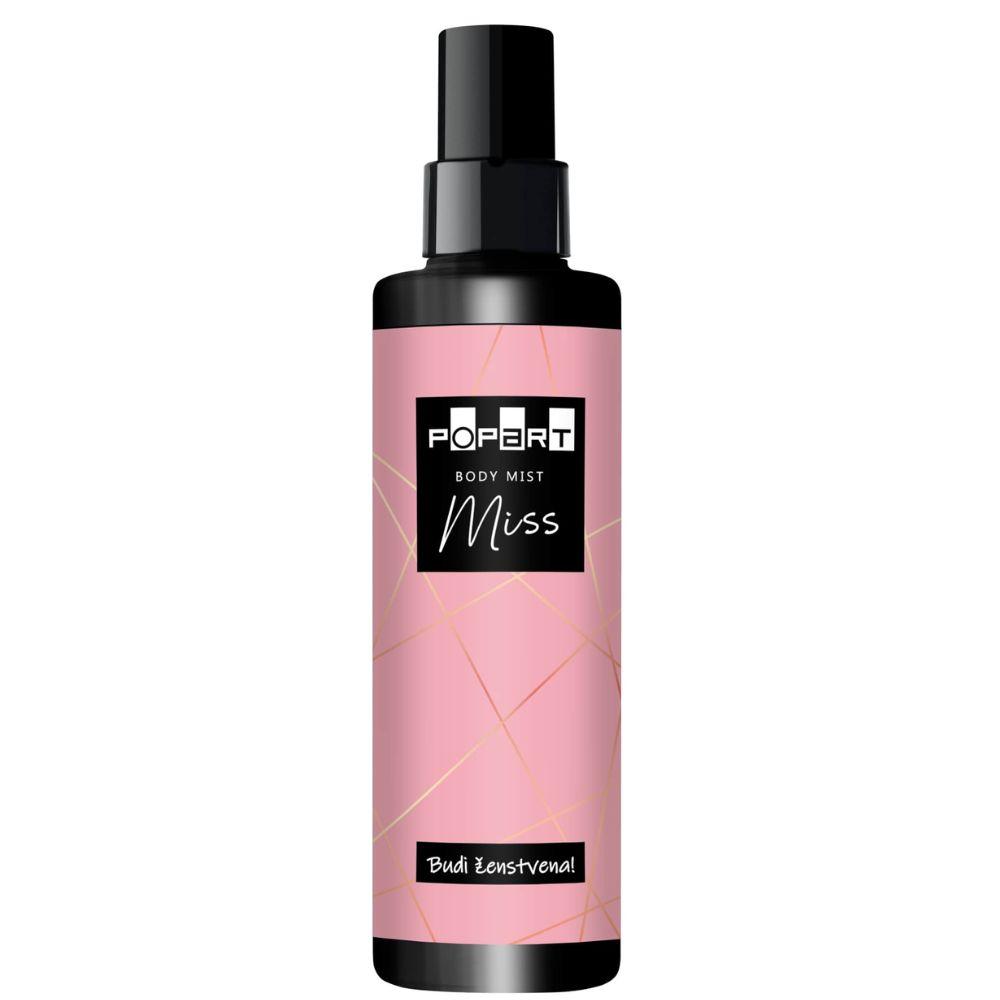 POPART Miss Body Mist 200ml – ženstveni mirisni sprej za telo