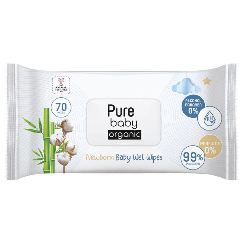 PURE BABY vlažne maramice za bebe – 70 kom