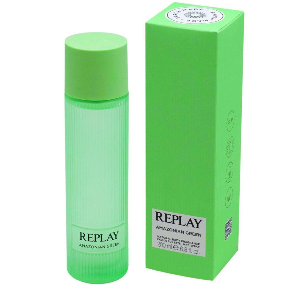 Replay Earth Made Amazonian Green Light toaletna voda EDT 200ml unisex