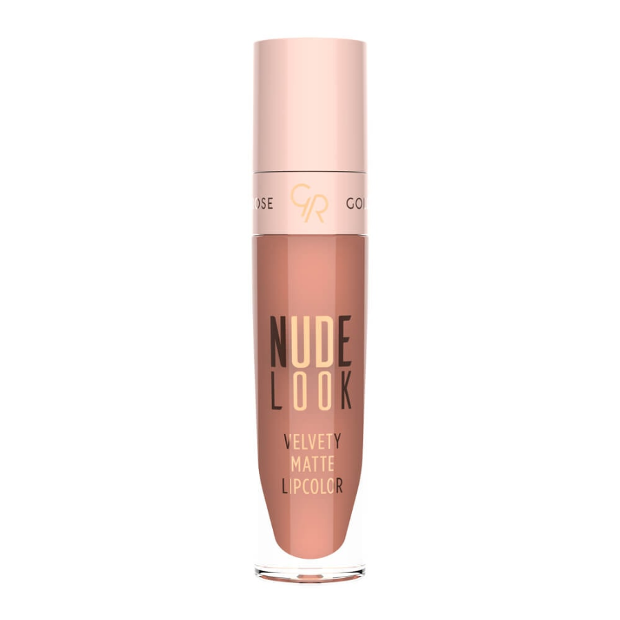 Ruž mat tečni za usne Nude Look Velvety Matte Lipcolor R-NVL-002 GOLDEN ROSE