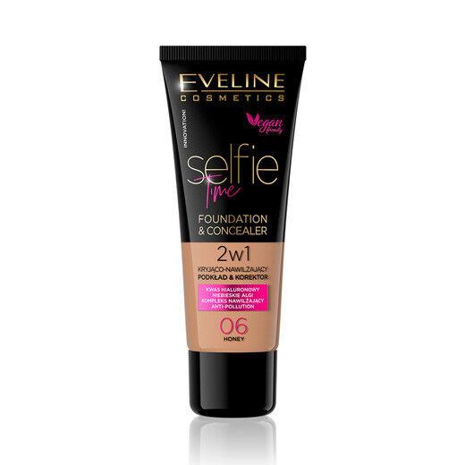 SelfieTime 2u1 tečni puder i korektor - 06, 30 ml