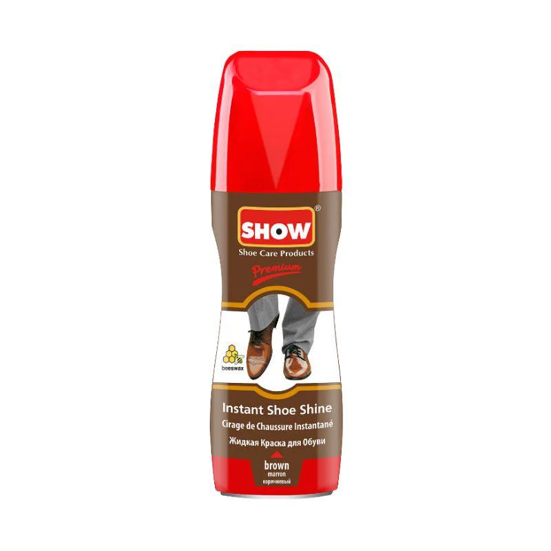 Show Shoe Care Sjaj za Cipele sa Sunđerom Braon - 75 ml