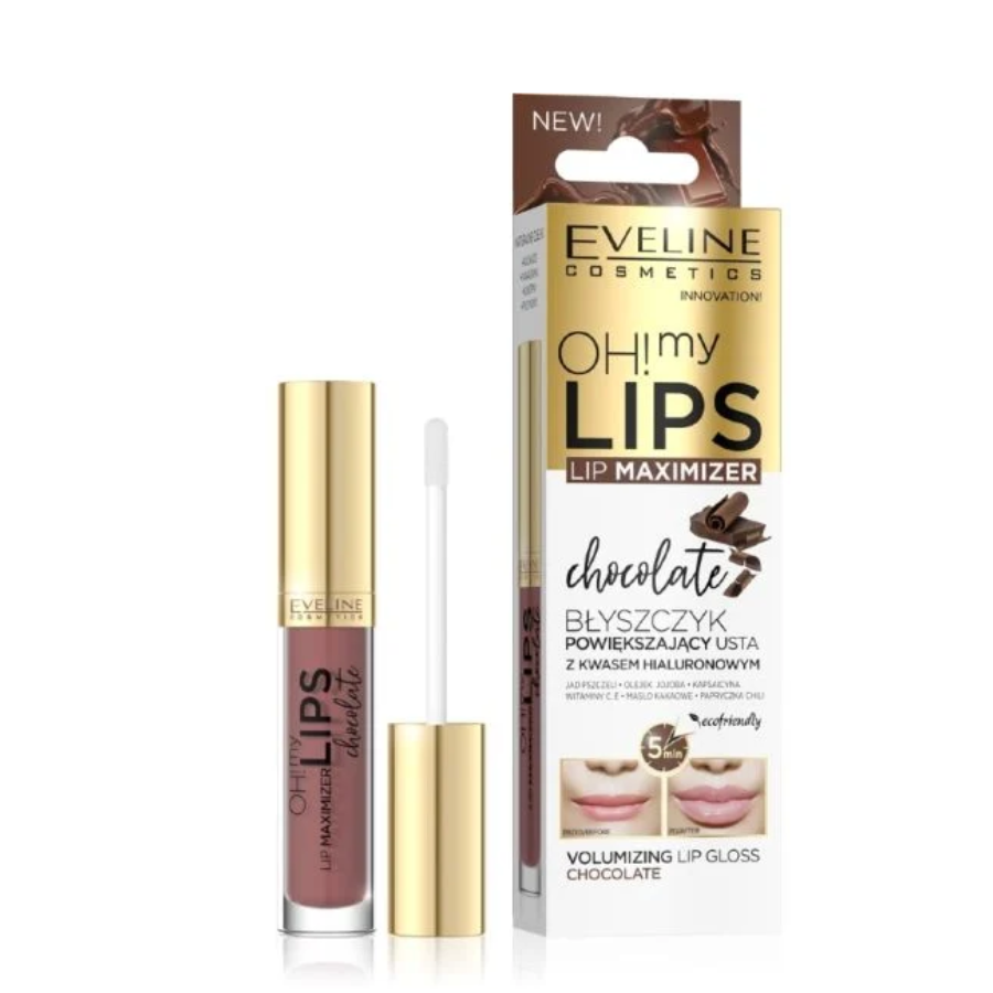 Sjaj za povećanje volumena usana OH! MY LIPS LIP MAXIMIZER CHOCOLATE 4,5ml Eveline